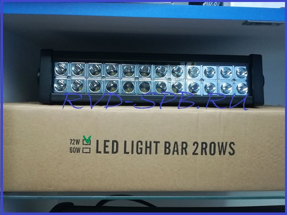    LED LIGHT BAR 2ROWS CH 008-72W