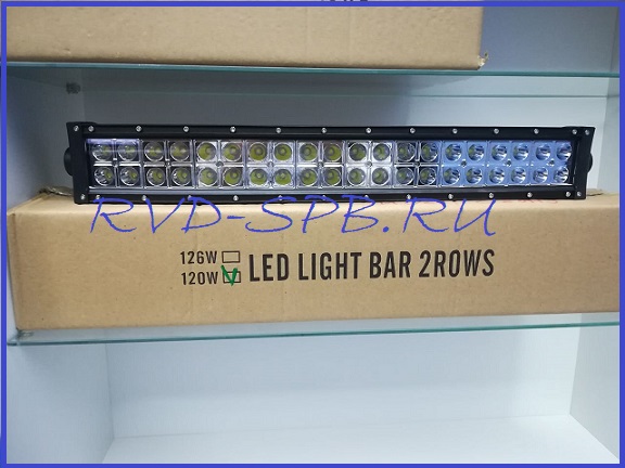 Фара светодиодная балка LED LIGHT BAR 2ROWS CH 032-120W дальний свет