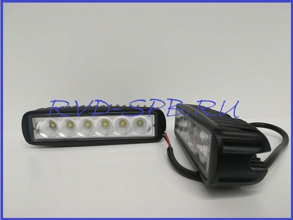 Фара светодиодная LED LIGHT BAR P003-18W ближний свет
